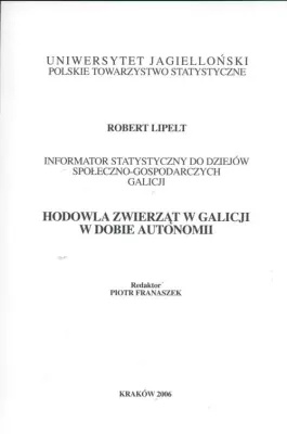 Hodowla zwierząt w Galicji w dobie autonomii