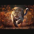 Puzzle 1000. Dziki Leopard - tantis.pl