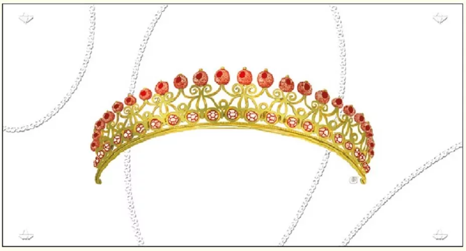 Karnet tiara 12x23 + koperta - tantis.pl