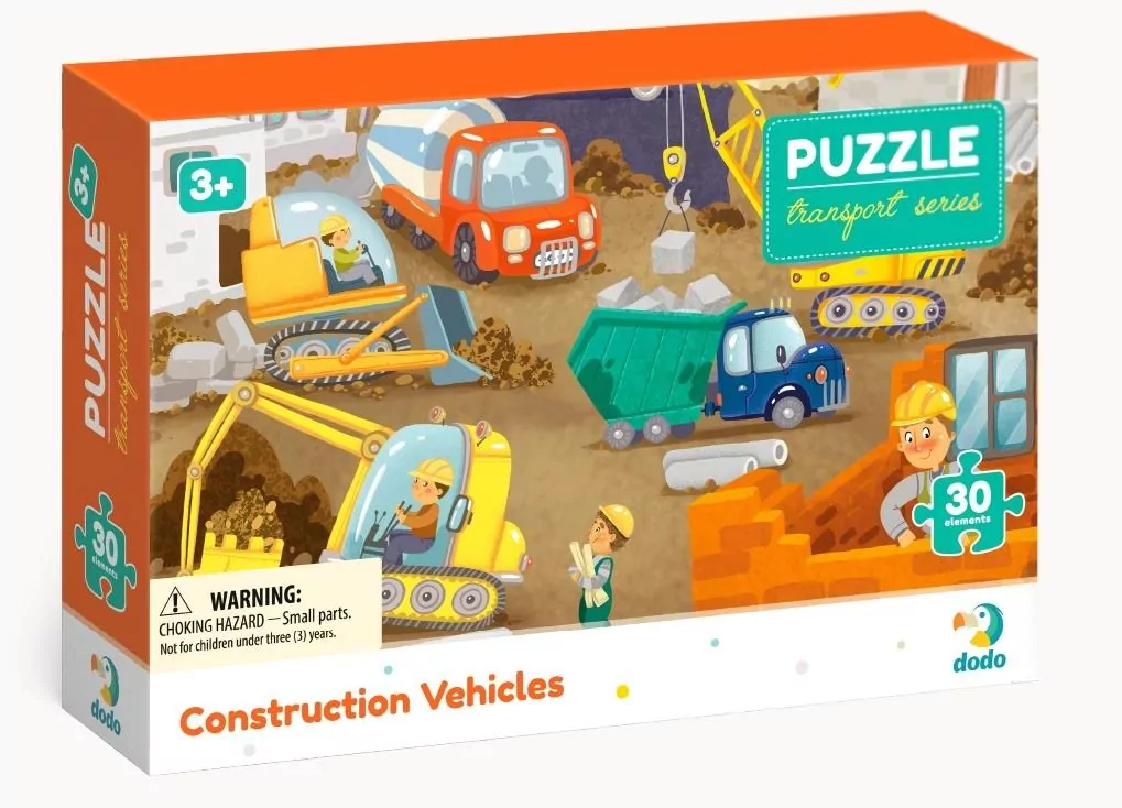 Puzzle 30. Maszyny budowlane - tantis.pl