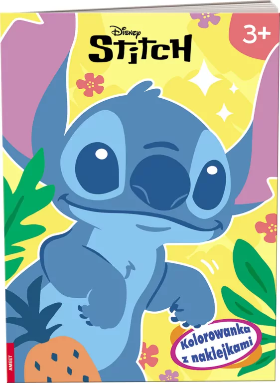 Disney Stich. Kolorowanka z naklejkami - tantis.pl