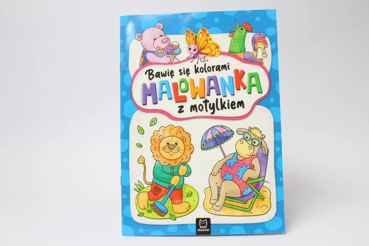 Bawię się kolorami. Malowanka z motylkiem - tantis.pl