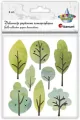 Naklejki papierowe 3D drzewa, 8 sztuk - tantis.pl