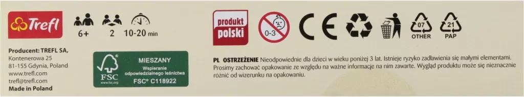 Warcaby i Młynek Rodzina Treflików TREFL - tantis.pl