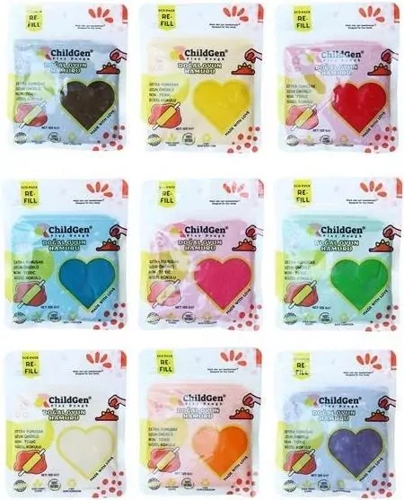 Ciastolina naturalna eko-pack 9 kolorów - tantis.pl