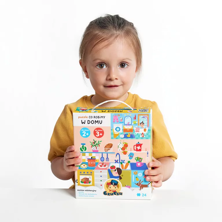 CzuCzu. Puzzle. Co robimy w domu. 24 el. - tantis.pl