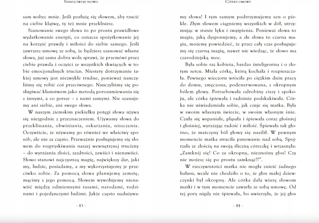 Cztery umowy. Droga do wolności osobistej - tantis.pl