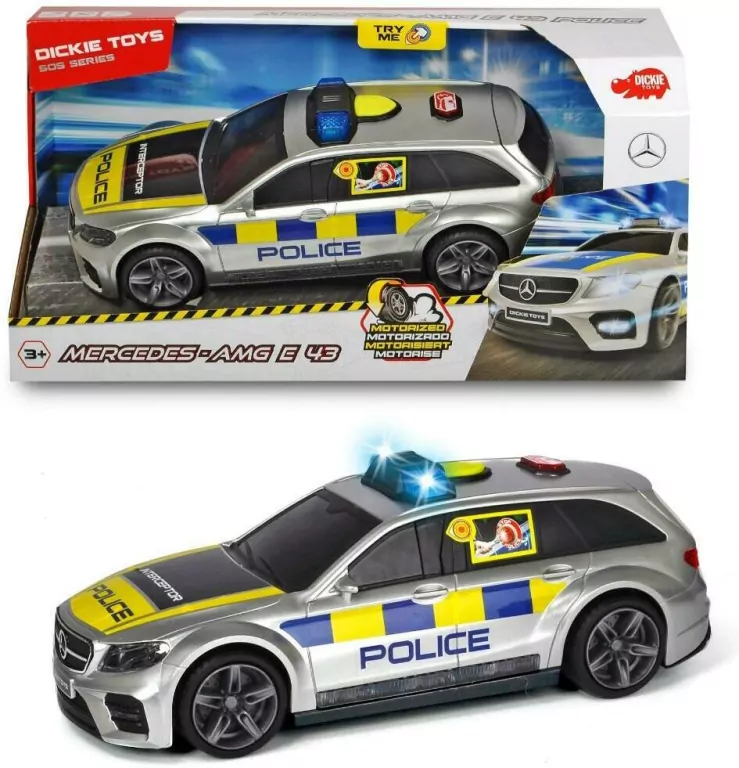SOS Policja Mercedes AMG E43 30cm - tantis.pl