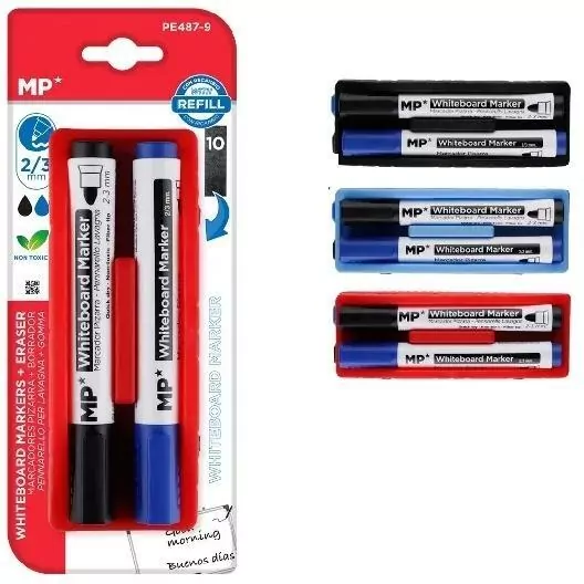 Markery do tablic 2,0/3,0mm z gąbką MIX - tantis.pl