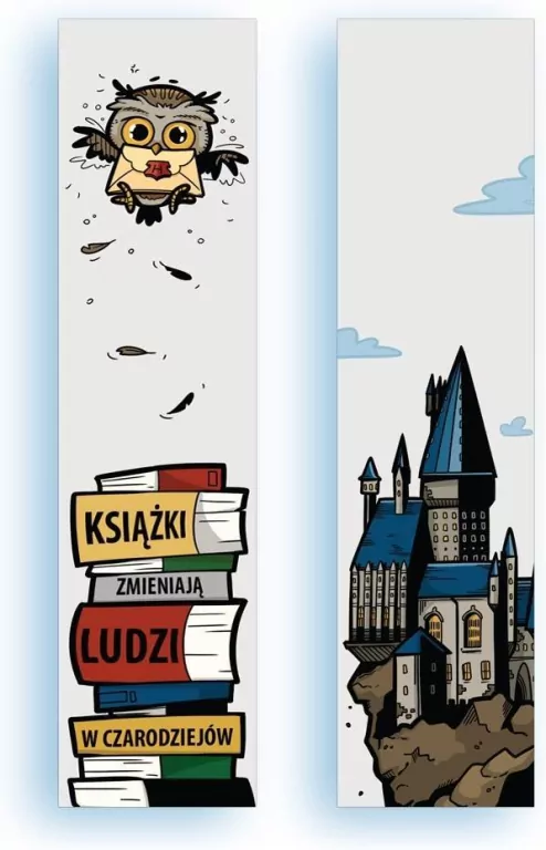 Zakładka kartonowa - Książki zmieniają w... - tantis.pl