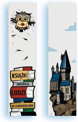 Zakładka kartonowa - Książki zmieniają w...