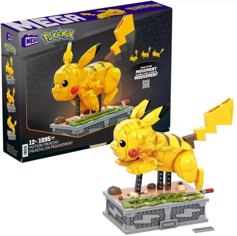 MEGA Pikachu Kolekcjonerski Pokemon do zbudowania - tantis.pl