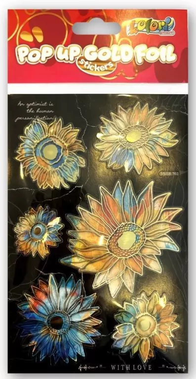 Naklejki foliowe Gold Sunflowers PENMATE - tantis.pl