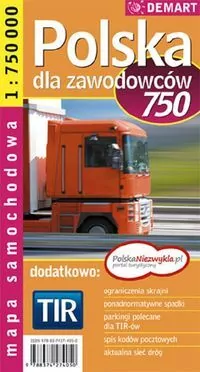 Mapa sam. POLSKA TIR 1:750 000 DEMART - tantis.pl