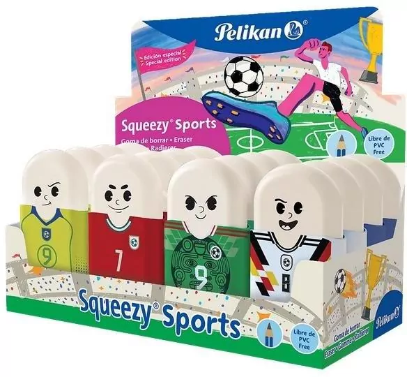 Gumka do ścierania Squeezy Sports  PELIKAN - tantis.pl