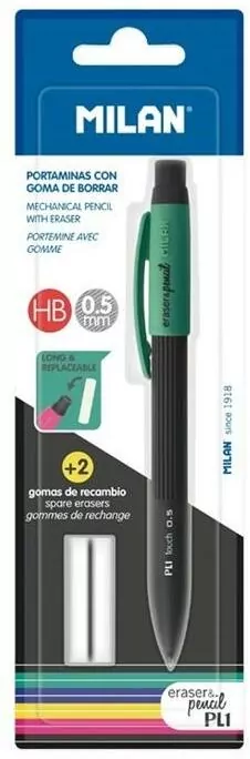 Ołówek mechaniczny HB 0,5mm + 2 gumki - tantis.pl