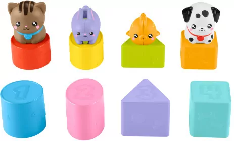 Fisher-Price. Pets Sorter Transporter z klockami - tantis.pl