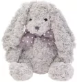 Królik Caramen szary z kokardą 20cm - tantis.pl