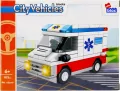 Klocki konstrukcyjne City 102 elementy. Ambulans - tantis.pl