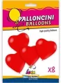 Balony serca czerwone 25cm - tantis.pl