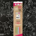 Mata czarna + kreda Unicorns Funny Mat STRIGO - tantis.pl