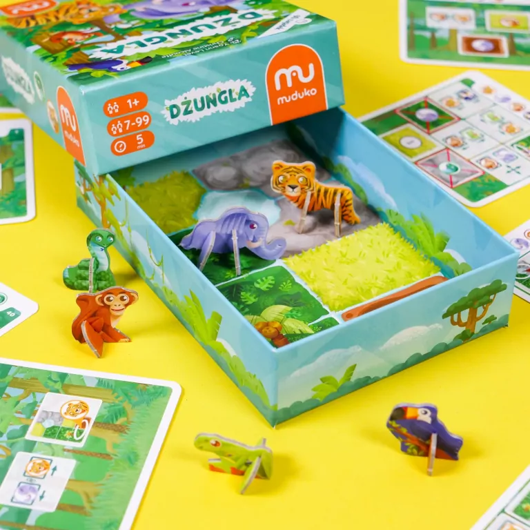 Dżungla 60 zagadek MUDUKO - tantis.pl
