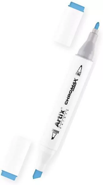 Marker Chromax z 2 końcówk. blue 183 - tantis.pl