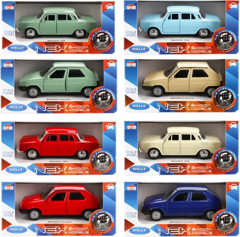 Auto model 1:34. Skoda mix - tantis.pl