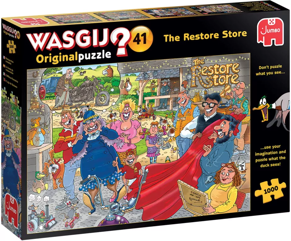 Puzzle 1000. Wasgij Original. Renowacja - tantis.pl
