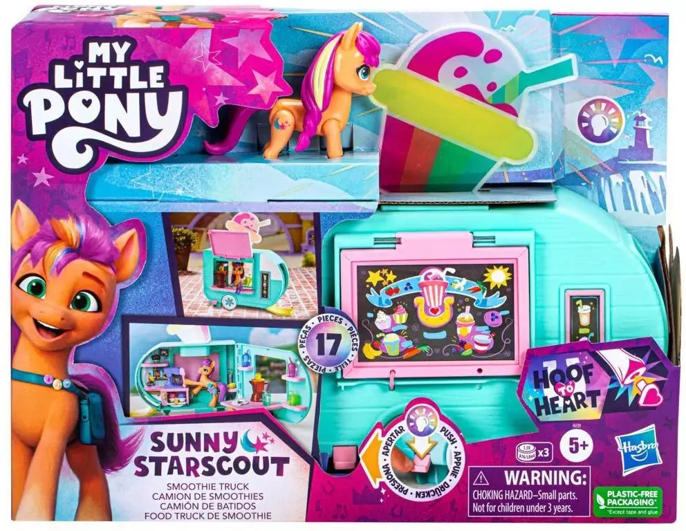 MY LITTLE PONY Sunny Starscout i ciężarówka ze Smoothie, pojazd z figurką - tantis.pl