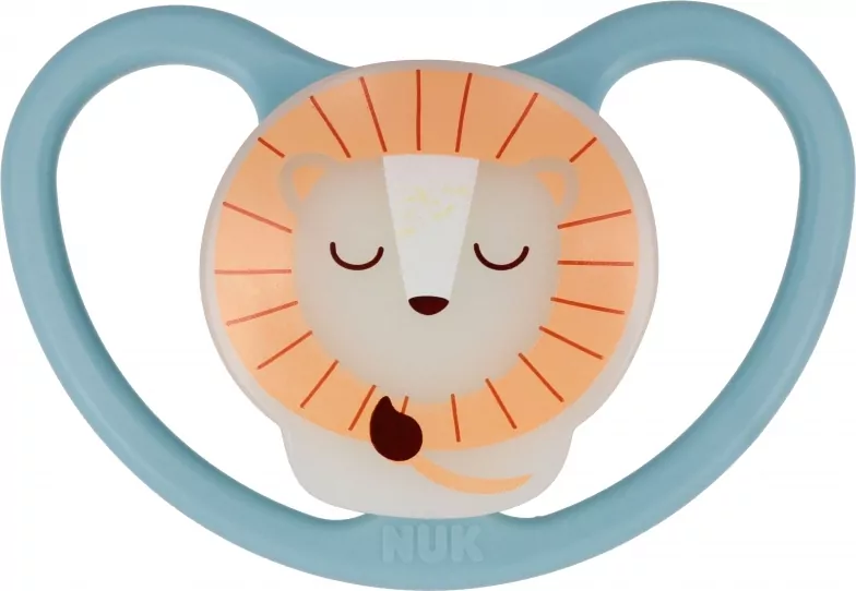 NUK. Space Night. Smoczki. 6-18 miesięcy. Lew i kosmos - tantis.pl