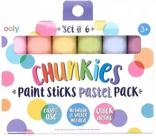 Farby w kredce. Chunkies Paint Sticks pastel - tantis.pl