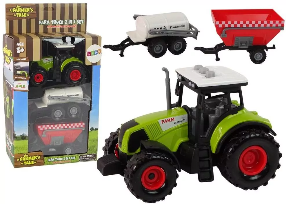 Traktor LED z dźwiękiem + acesoria - tantis.pl