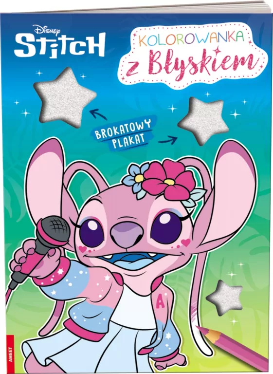 Disney Stitch. Kolorowanka z błyskiem - tantis.pl