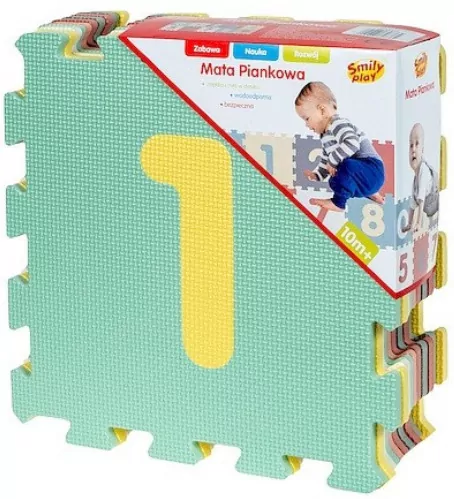 Mata piankowa pastelowa Cyfry - tantis.pl