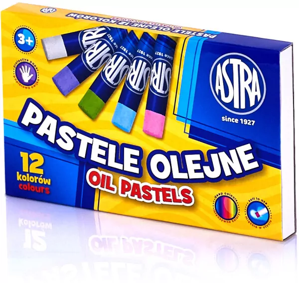Pastele olejne. 12 kolorów - tantis.pl