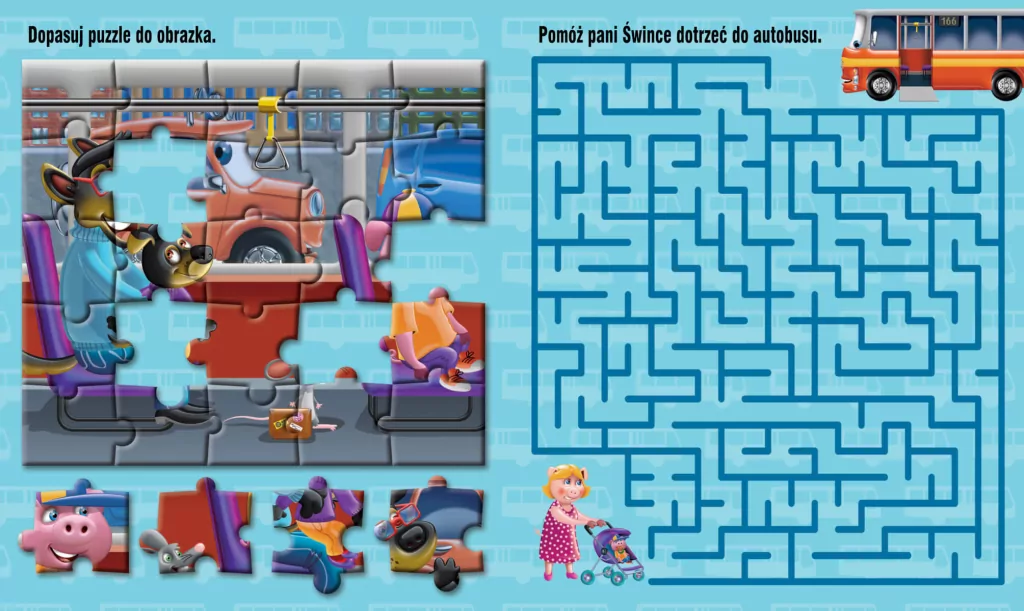 Autobusy. Samochodzik Franek - tantis.pl