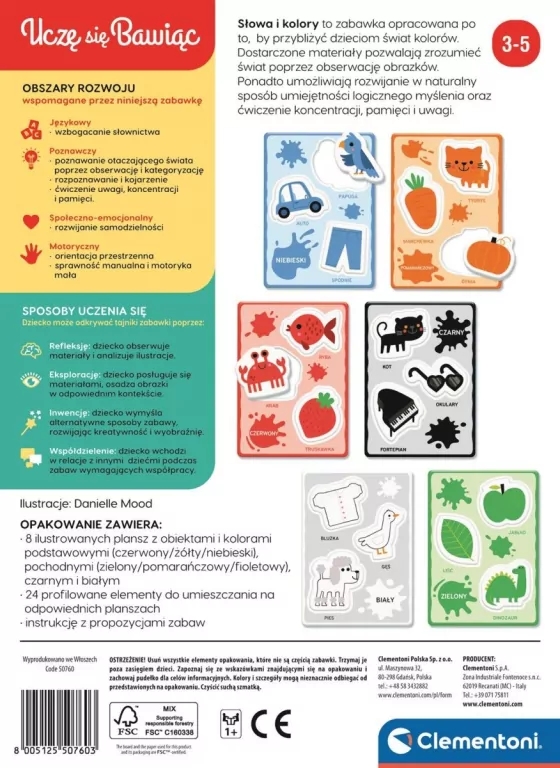 Słowa i kolory. Uczę się bawiąc - tantis.pl