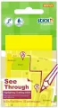 Notes samoprzylepny 51x76mm przezroczysty 50K żółt - tantis.pl
