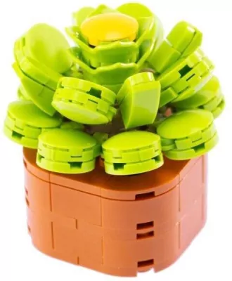 Klocki Mini Kwiaty Aeonium 136el