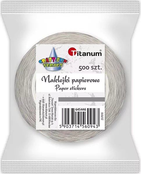 Naklejki papierowe na taśmie Psy 500szt - tantis.pl