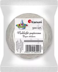 Naklejki papierowe na taśmie Psy 500szt