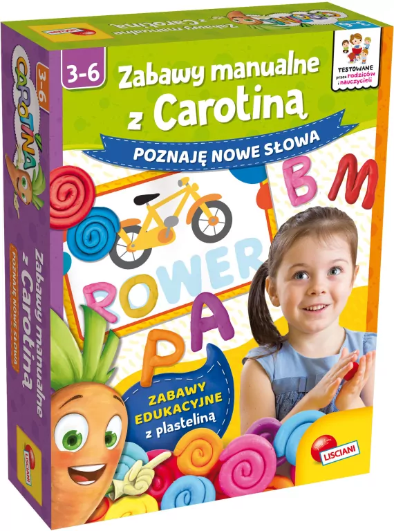 Carotina. Zabawy manualne. Poznaję nowe słówka - tantis.pl