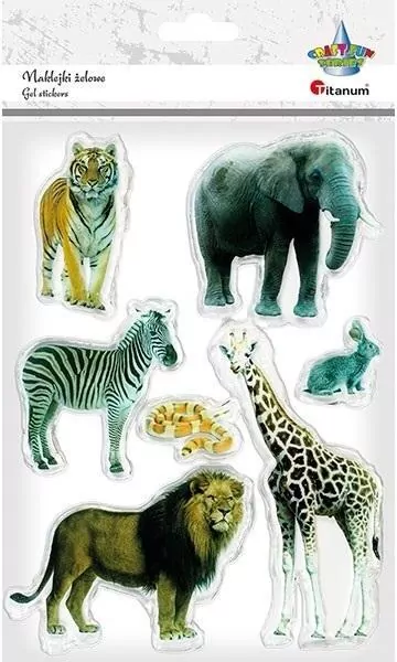 Naklejki żelowe. Zoo - tantis.pl