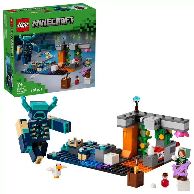 LEGO® Minecraft. Spotkanie ze strażnikiem 21274 - tantis.pl
