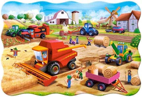Puzzle 20 max. Work on the Farm - tantis.pl