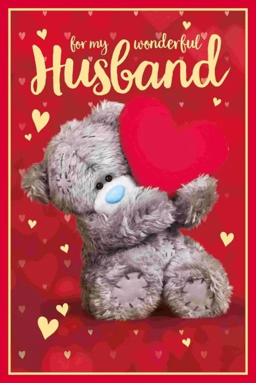 Karnet holograficzny 3D - For my wonderful husband - tantis.pl
