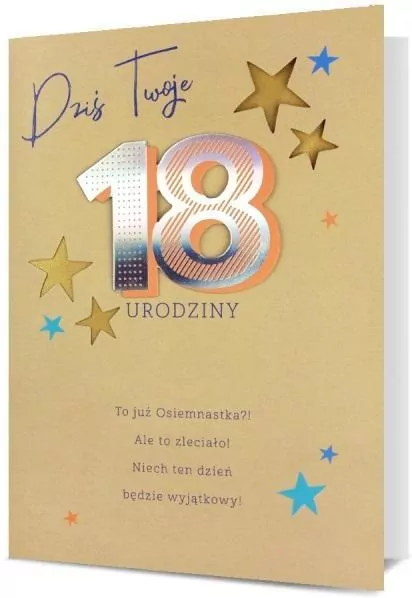 Karnet B6 Osiemnastka - tantis.pl