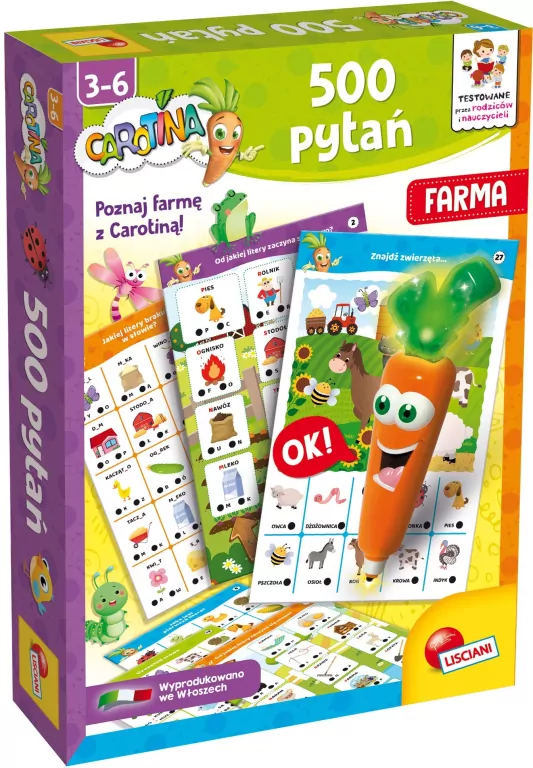 Lisciani. Carotina 500 pytań - tantis.pl