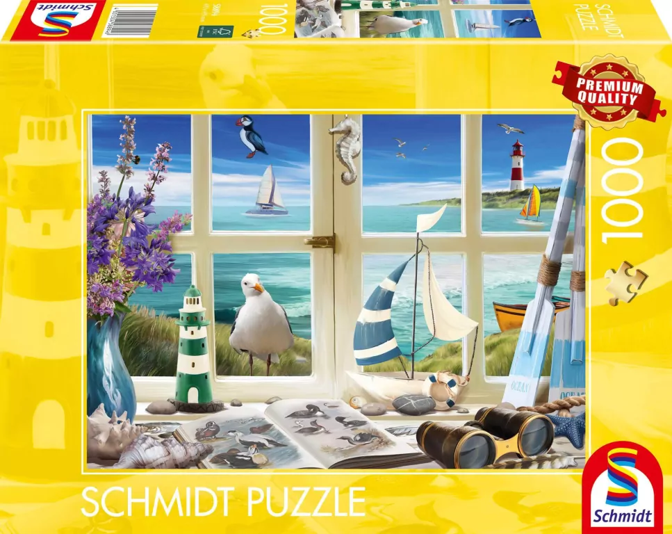 Puzzle 1000 Okno na morze - tantis.pl